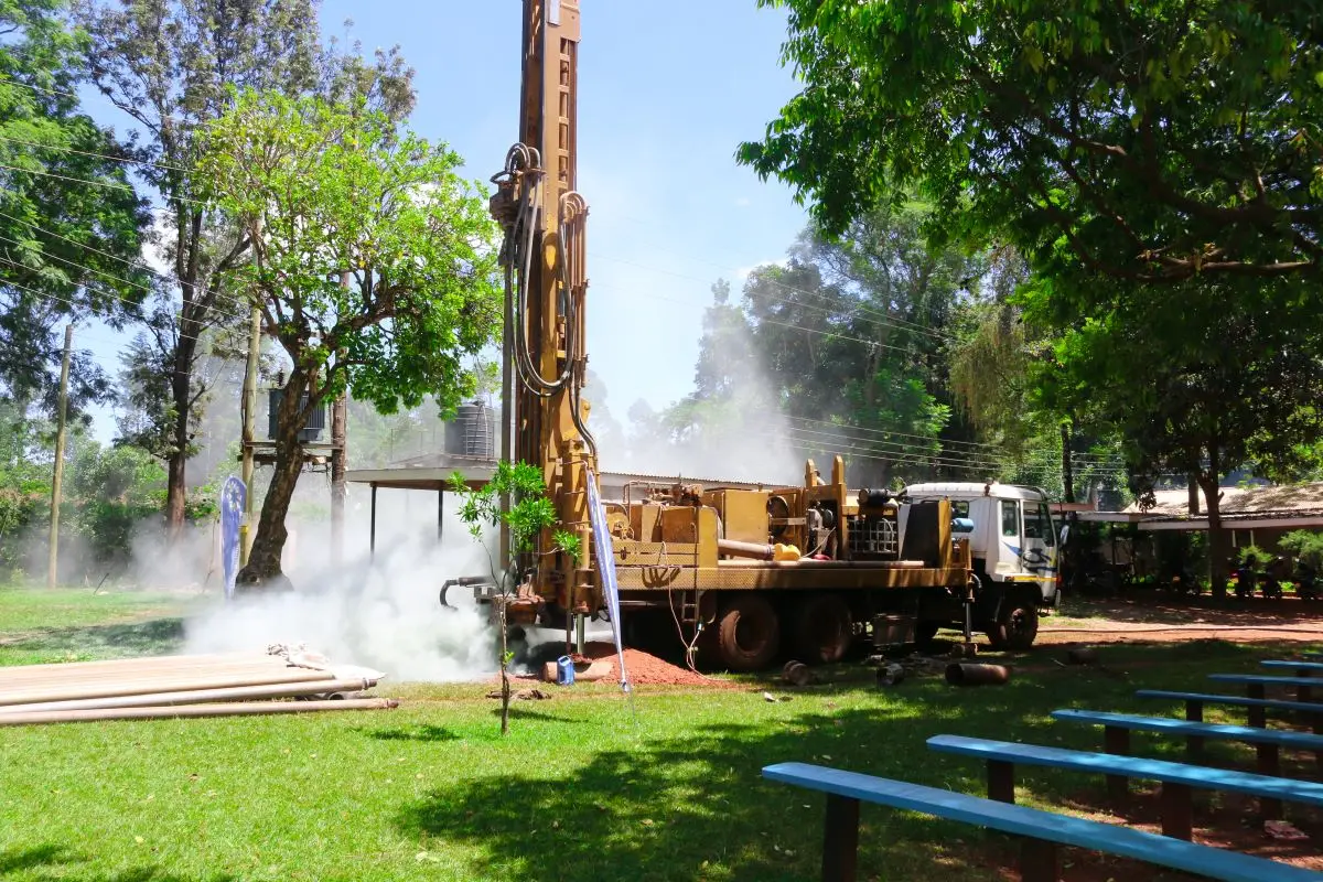 School campus infrastructure water tank
